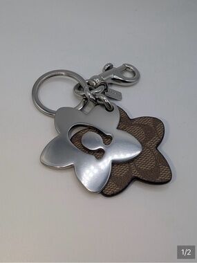 Coach wildflower bag charm/ keychain * NWOT